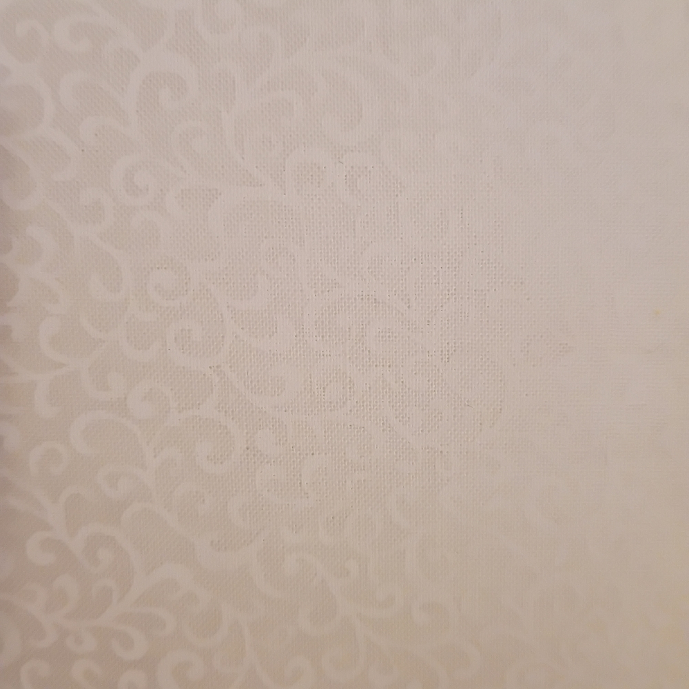 Neutral Cream Decorative Wall Panel - Elegant Scroll Texture